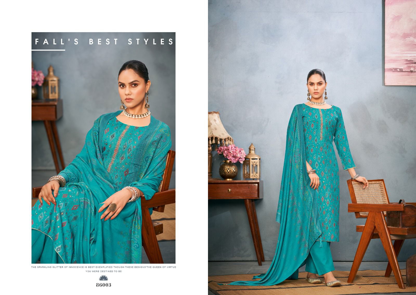 Adaah Vol 2 By Nishant Designer Viscose Pashmina Dress Material Wholesale Market in Surat
